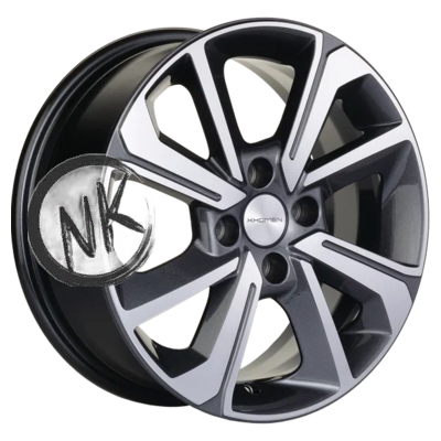 Khomen Wheels 6×15/4×98 ET36 D58,6 KHW1501 (Lada Granta) Gray-FP