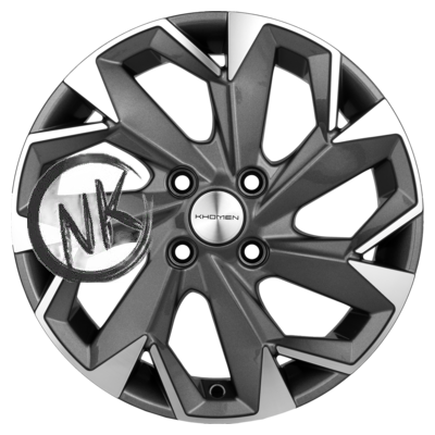 Khomen Wheels 6×15/4×100 ET45 D56,6 KHW1508 (Nexia) Gray-FP