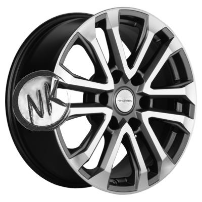 Khomen Wheels 7,5×18/6×114,3 ET38 D67,1 KHW1805 (Mohave) Gray-FP