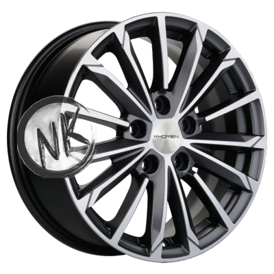 Khomen Wheels 6,5×16/5×114,3 ET44 D67,1 KHW1611 (Huyndai/Kia) Gray-FP