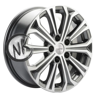 Khomen Wheels 6,5×16/5×112 ET50 D57,1 KHW1610 (Octavia) Gray-FP