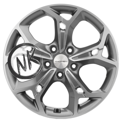Khomen Wheels 7×17/5×114,3 ET39 D60,1 KHW1702 (RAV4) Gray-FP