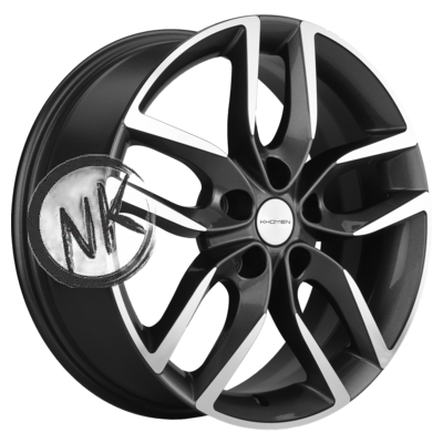 Khomen Wheels 6,5×17/5×114,3 ET45 D67,1 KHW1708 (Mazda3/CX30) Gray-FP