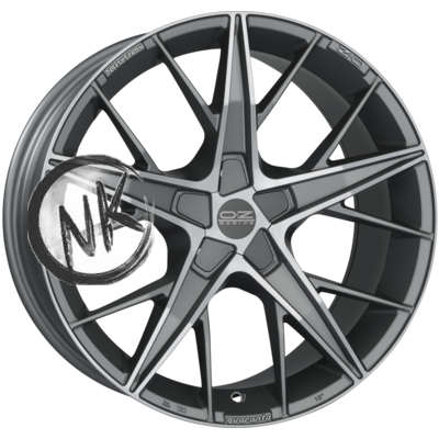 OZ 8,5×19/5×112 ET44 D75 Quaranta 5 Grigio Corsa Diamond Cut