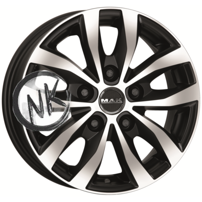 MAK 7×17/5×120 ET60 D65,1 Load 5 Ice Black