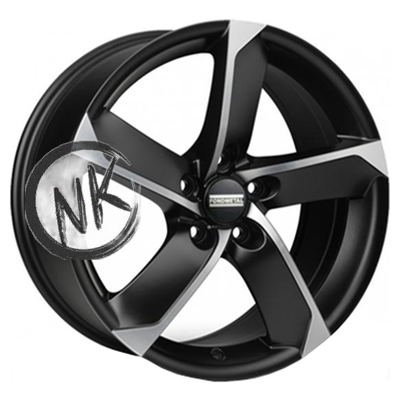 Fondmetal 7,5×17/5×112 ET48 D57,1 7900 Matt Black Polished