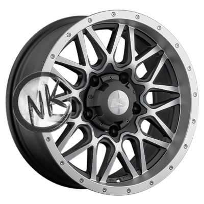LS 8×17/5×150 ET0 D110,1 1341 MBF (конус, Колпак+лого)