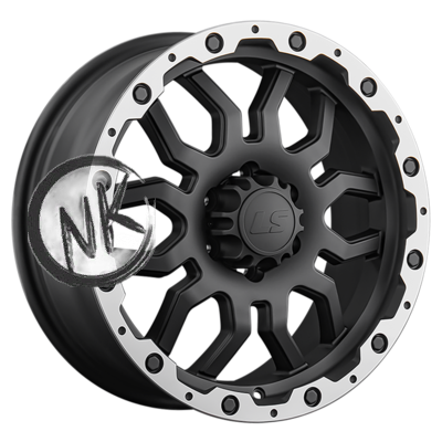 LS 7,5×17/6×114,3 ET40 D66,1 1285 MBL (конус, Колпак+лого)
