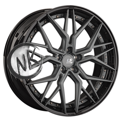 LS Forged 9×22/5×120 ET43 D72,6 LS FG35 MGM/BK (конус)