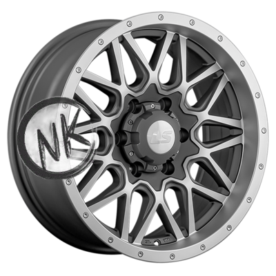 LS 8×17/6×139,7 ET10 D100,1 1341 MGMF (конус, Колпак+лого)