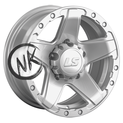 LS 8×16/5×150 ET2 D110,1 1284 Sil (конус, Колпак+лого)