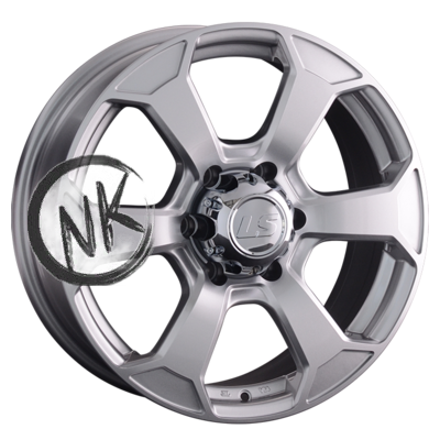 LS 7,5×18/6×139,7 ET36 D100,1 187 Sil (конус, Колпак+лого)