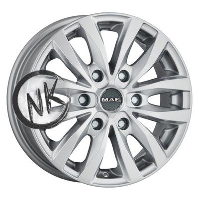 MAK 7×17/5×118 ET68 D71,1 Load 5 Silver
