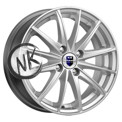 K&K 6×15/4×100 ET40 D60,1 Пойнт Бланк-оригинал (KC884) Сильвер SK