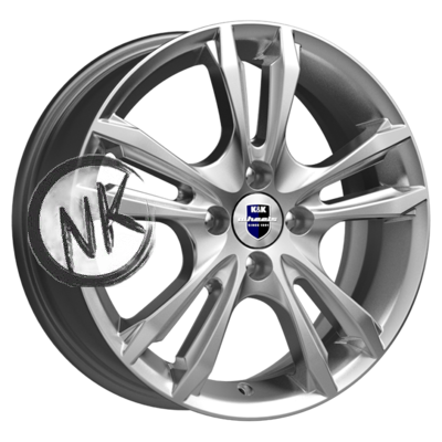 K&K 6×16/4×100 ET50 D60,1 Samara-оригинал (КС866) Сильвер SK