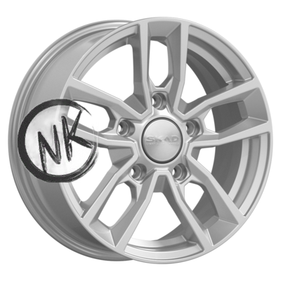 СКАД 6,5×16/5×139,7 ET40 D98 Вайсхорн (КЛ354) Toyota silver