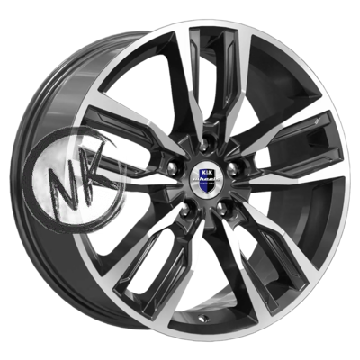 K&K 8×18/5×114,3 ET45 D67,1 Борэй (КС901) Алмаз черный