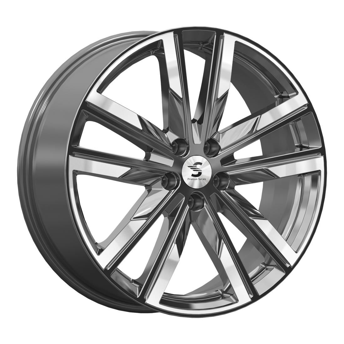 СКАД Premium  КР014 (20 Jetour T2)  8,0R20 5*108 ET39  d60,1  Diamond gloss graphite  [83546]    Fb max 840 kg