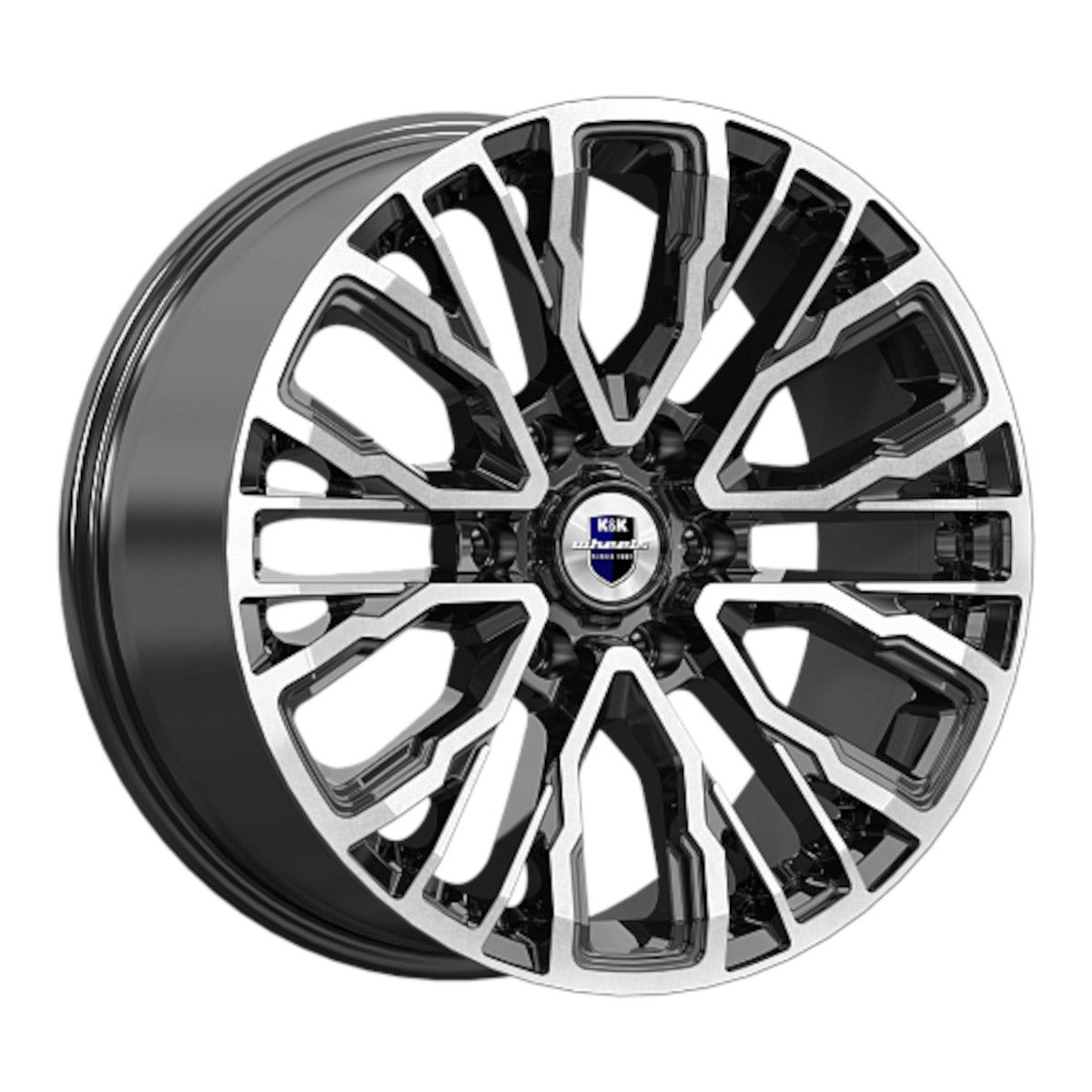 КиК  Кортес (КС1102)  8,5R19 6*139,7 ET36  d100,1  Алмаз черный  [82535]  Fb max 965 kg