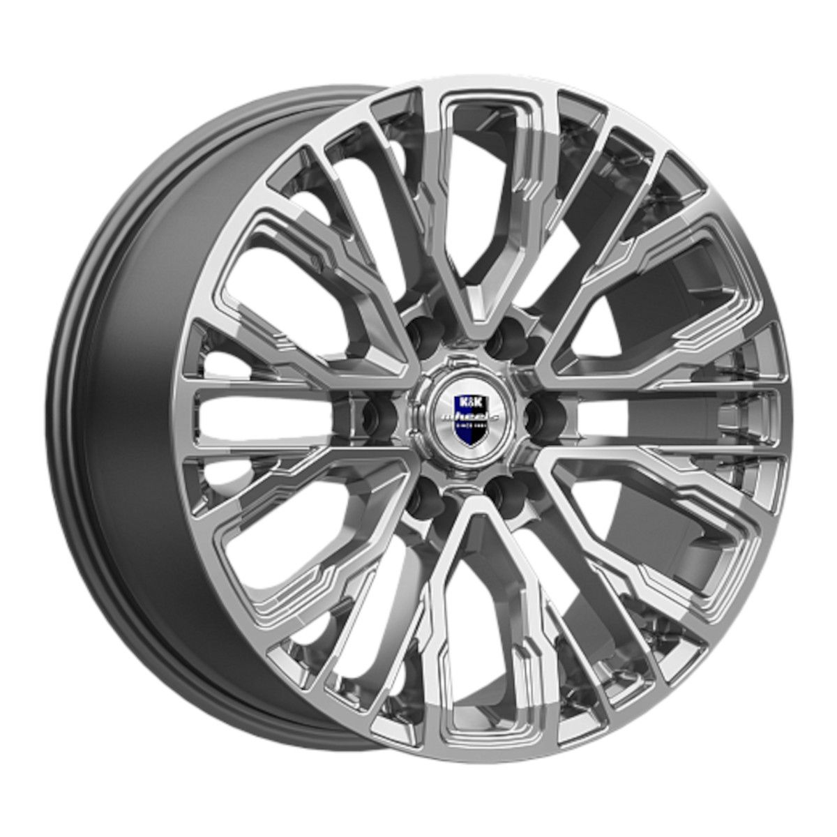 КиК  Кортес (КС1102)  8,5R19 6*139,7 ET36  d100,1  Дарк платинум  [82543]  Fb max 965 kg