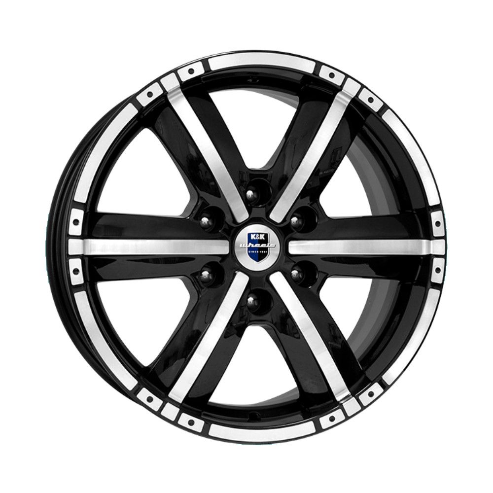 КиК  Окинава (КС635)  7,5R17 6*139,7 ET25  d67,1  Алмаз черный  [25978]  Fb max 900 kg