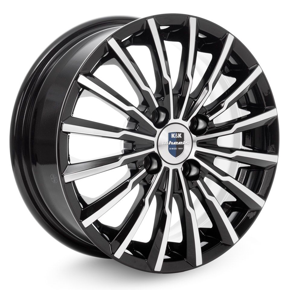 КиК  Акцент (КС641)  5,5R14 4*100 ET39  d67,1  Алмаз черный  [28255]  Fb max 505 kg