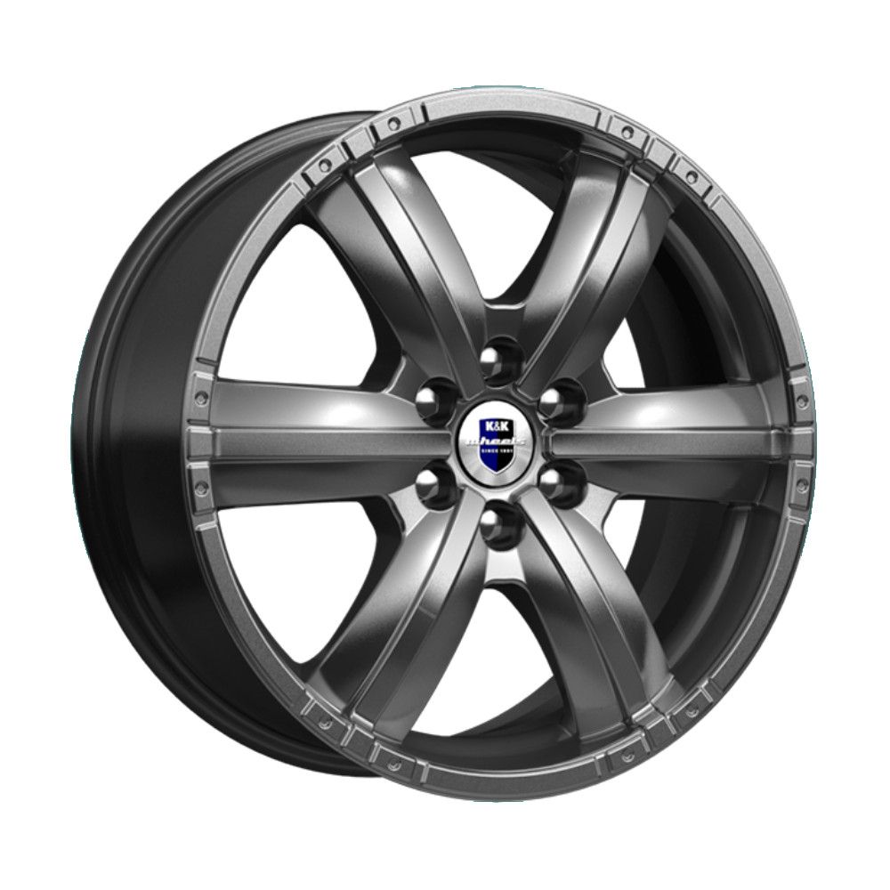 КиК  Окинава-оригинал (КС635)  7,5R17 6*139,7 ET25  d106,1  Дарк платинум  [r72956]    Fb max 900 kg