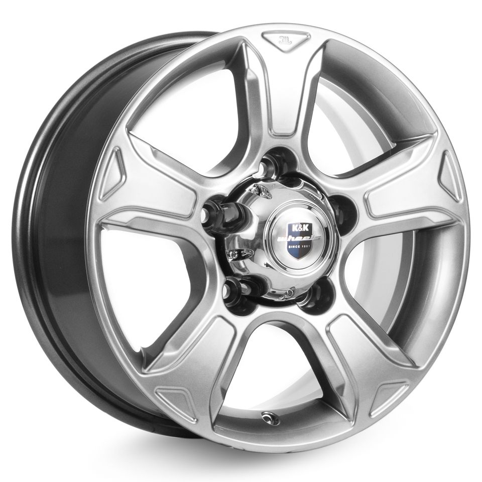 КиК  Атлант (КС757)  7,0R16 5*139,7 ET35  d98,5  Дарк платинум  [71387]  Fb max 950 kg