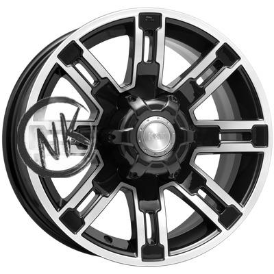 K&K 7,5×16/6×139,7 ET30 D108,1 Полюс (КС609M) Алмаз черный