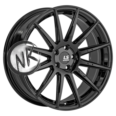 LS FlowForming 8×19/5×112 ET30 D66,6 RC98 BK (конус)