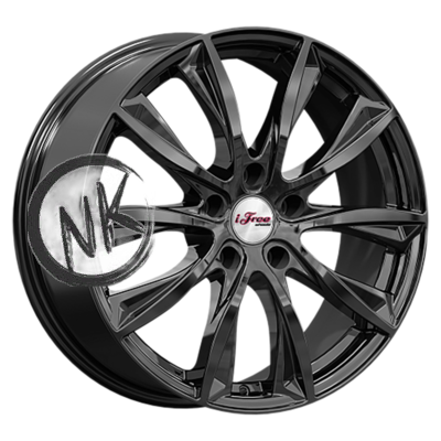 iFree 7,5×18/5×110 ET37 D65,1 Каzантип (КС684М) BK