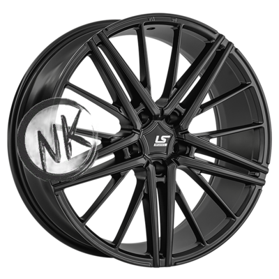 LS FlowForming 8×20/5×120 ET30 D72,6 RC76 BKS (конус, Колпак+лого)