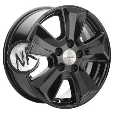 Khomen Wheels 6,5×16/5×114,3 ET43 D67,1 KHW1601 (Huyndai/Kia) Black