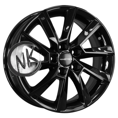 Khomen Wheels 6×15/5×100 ET40 D57,1 KHW1507 (Polo) Black