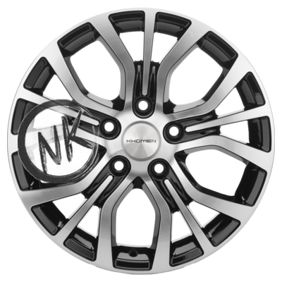 Khomen Wheels 6,5×16/5×114,3 ET41 D67,1 KHW1608 (Kia) Black-FP