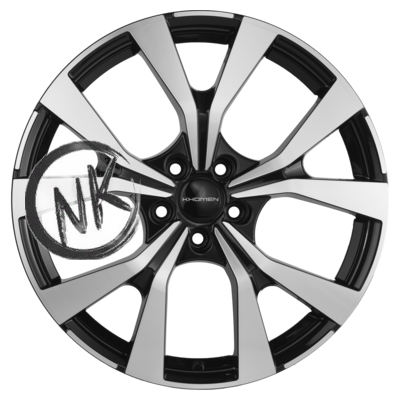 Khomen Wheels 7×19/5×114,3 ET35 D60,1 KHW1906 (Lexus NX) Black-FP