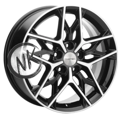 Khomen Wheels 7×17/5×108 ET50 D63,35 KHW1709 (Ford C-Max) Black-FP