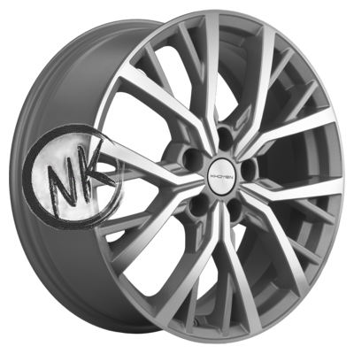 Khomen Wheels 7×18/5×114,3 ET37 D66,5 KHW1806 (Dargo/Jolion) F-Silver-FP