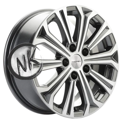 Khomen Wheels 6,5×16/5×108 ET45 D60,1 KHW1610 (Chery Tiggo 3/Tiggo 3 Pro) Gray-FP