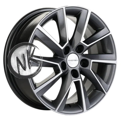 Khomen Wheels 6×15/5×105 ET39 D56,6 KHW1507 (Aveo) Gray-FP