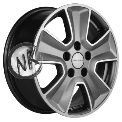 Khomen Wheels 6,5×16/5×114,3 ET43 D67,1 KHW1601 (Huyndai/Kia) Gray-FP