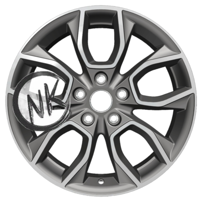 Khomen Wheels 7×17/5×114,3 ET48 D67,1 KHW1713 (Kia K5) Gray-FP