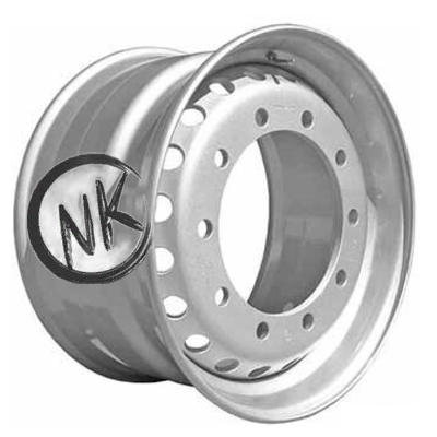 SRW 11,75×22,5/10×335 ET135 D281 Silver (8221106) (15,5 мм) Китай, руль 5 000 кг усил.