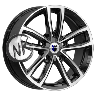 K&K 6,5×17/5×112 ET43 D66,6 Каланг (КС1086) Алмаз черный