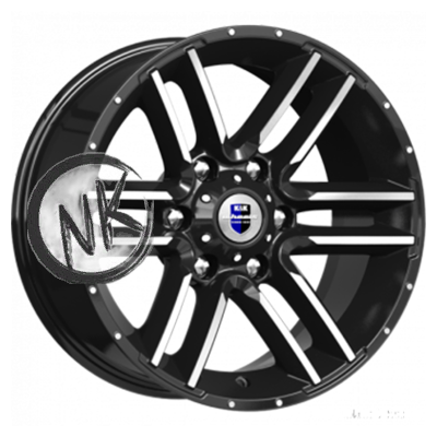 K&K 8×17/6×139,7 ET-20 D106,1 Алгама (КС762) Алмаз черный