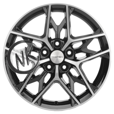 Khomen Wheels 7×17/5×114,3 ET50 D67,1 KHW1709 (CX-5/Seltos/Optima) Black-FP