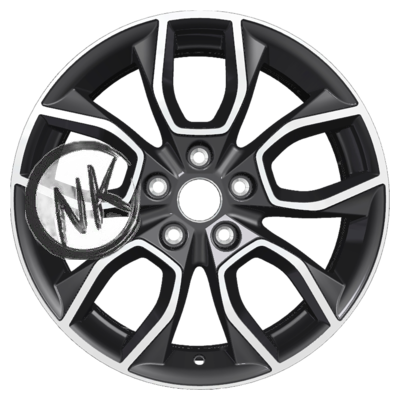 Khomen Wheels 7×17/5×108 ET50 D63,35 KHW1713 (Ford C-Max) Black-FP