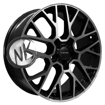 Khomen Wheels 7×18/5×114,3 ET53 D54,1 KHW1818 (Geely Coolray) Black-FP