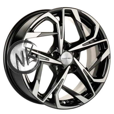 Khomen Wheels 7×17/5×110 ET45 D67,1 KHW1716 (DFM580) Black-FP