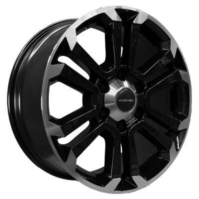 Khomen Wheels 7,5×18/6×139,7 ET30 D106,1 KHW1817 (Fortuner/Hilux) Black-FP